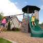 Huge Outdoor Playground Swing Set Climbing Tower Clubhouse Playset Swing Slide