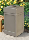 Commercial Outdoor Trash Can Large 42 Gallon Site Lot Garbage Waste Container