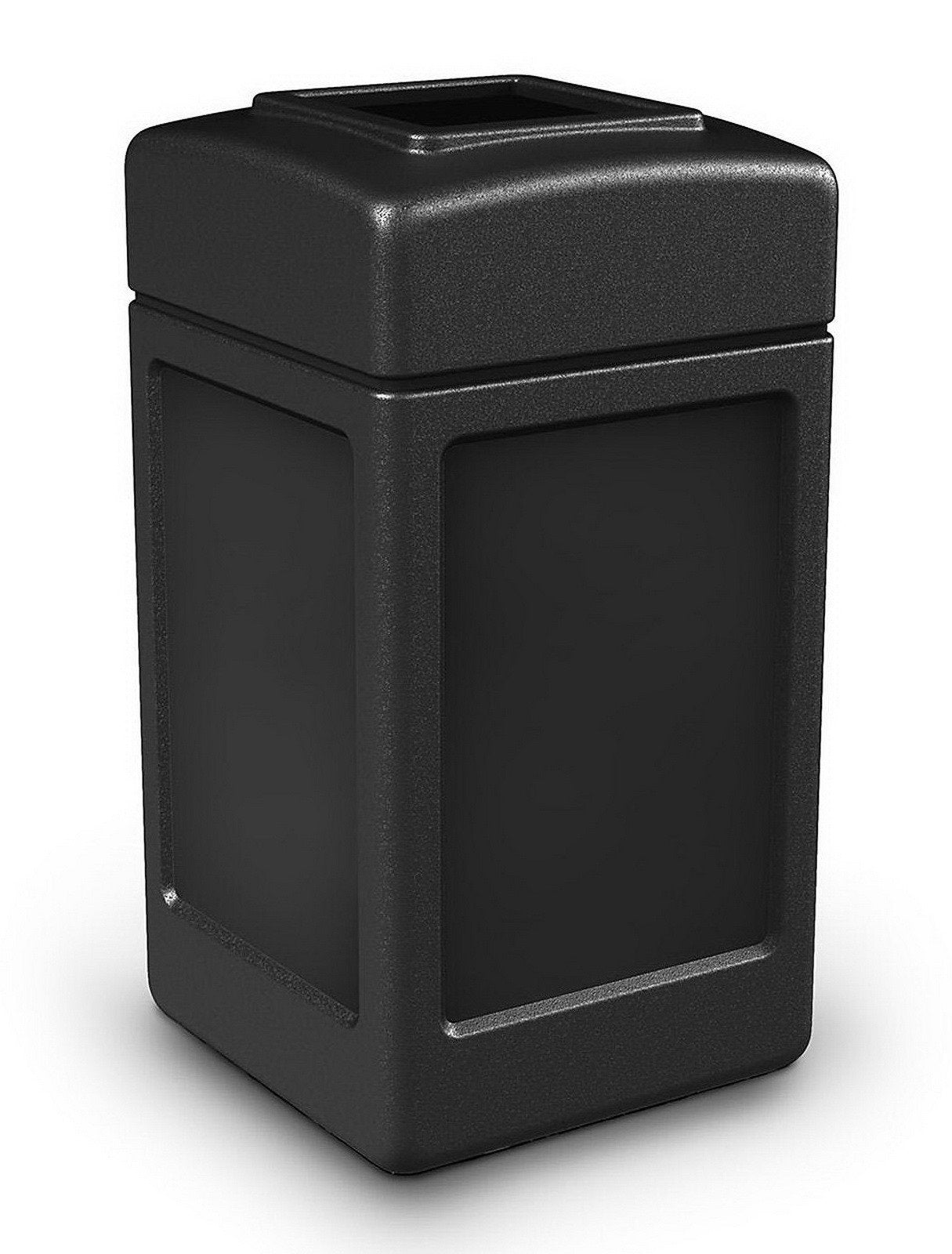 Commercial Outdoor Trash Can Large 42 Gallon Site Lot Garbage Waste Container