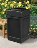 Commercial Outdoor Trash Can Large 42 Gallon Site Lot Garbage Waste Container
