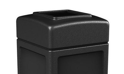 Commercial Outdoor Trash Can Large 42 Gallon Site Lot Garbage Waste Container