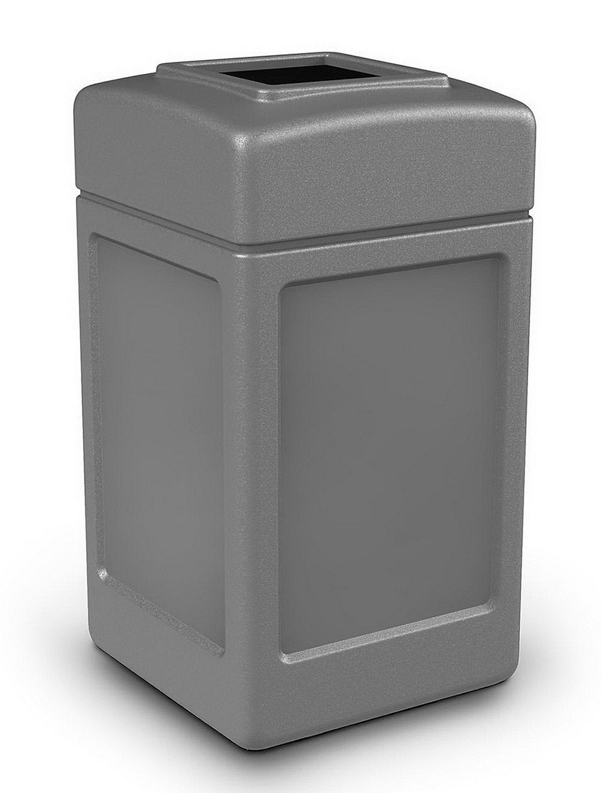 Commercial Outdoor Trash Can Large 42 Gallon Site Lot Garbage Waste Container