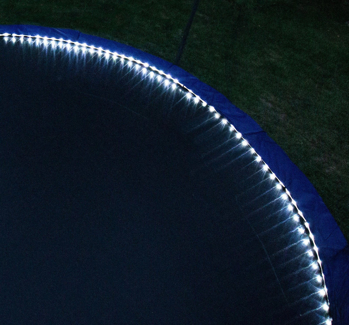 15' Skywalker Trampoline LED Lighted Pad Round 96 Springs with Safety Enclosure