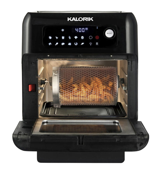 Kalorik 6 Quart Air Fryer Oven with Accessories Multicooker Recipe Book