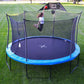 Propel Round 14' Trampoline with Basketball Goal & Safety Enclosure 96 Spring