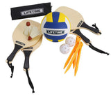 Outdoor Volleyball Pickleball Game Set 20' Net Paddles Ball Shuttlecocks