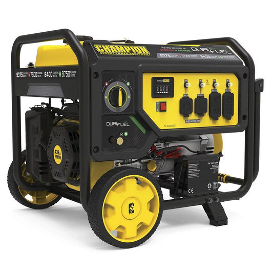 Gas Propane Power Generator Portable Dual Fuel Champion 7500W / 9375W