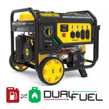 Gas Propane Power Generator Portable Dual Fuel Champion 7500W / 9375W