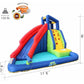 Kids Large Inflatable Water Slide Splash Pool Climbing Wall My First Waterslide