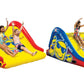 Inflatable Floating Lake Pool Slide AND 10' Walkway Platform Foam Water Raft WOW