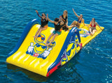 Inflatable Floating Lake Pool Slide AND 10' Walkway Platform Foam Water Raft WOW