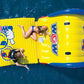 Inflatable Floating Lake Pool Slide AND 10' Walkway Platform Foam Water Raft WOW