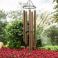 Large Copper Finish Wind Chime 68" Tall Harmonic Tones 5 Aluminum Tubes